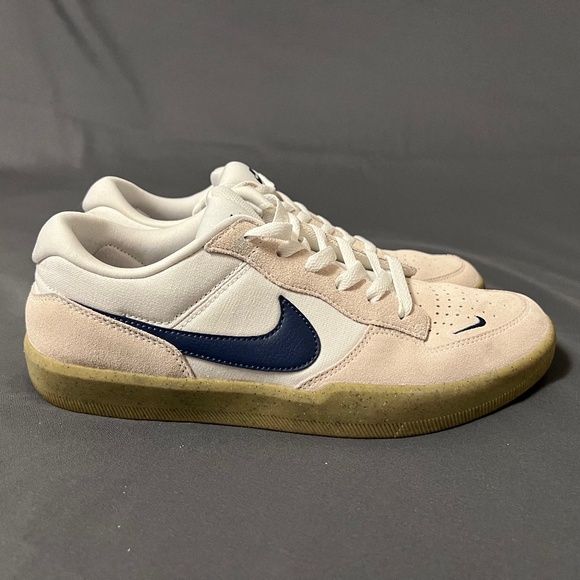 Nike Other - Nike Mens SB Force 58 - White, Light Brown, Navy, Gum - Size 10